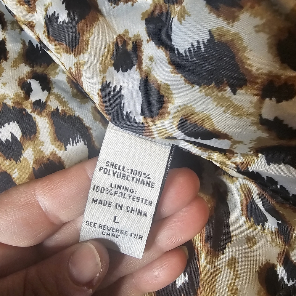 Cali 1850 brand faux leather jacket - Picture 6 of 9